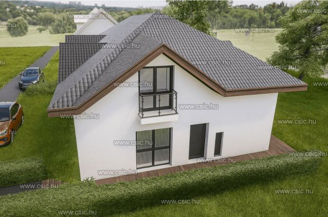 Eladó ikerház, Pomázon 89.9 M Ft, 4+1 szobás