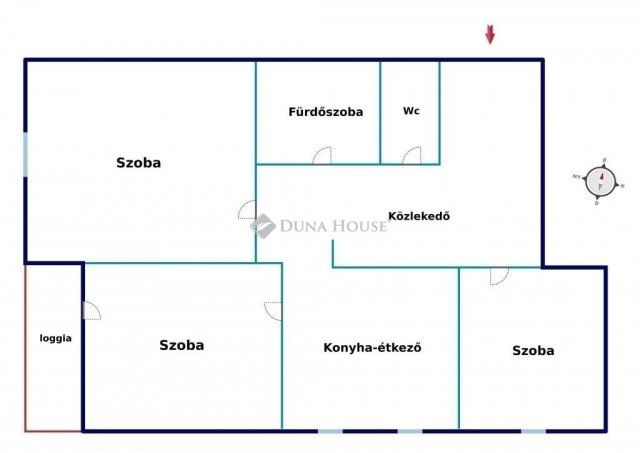 Eladó téglalakás, Vácon 70.5 M Ft, 1+2 szobás