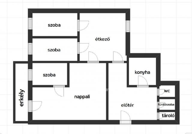 Eladó panellakás, Budapesten, VIII. kerületben 61.9 M Ft