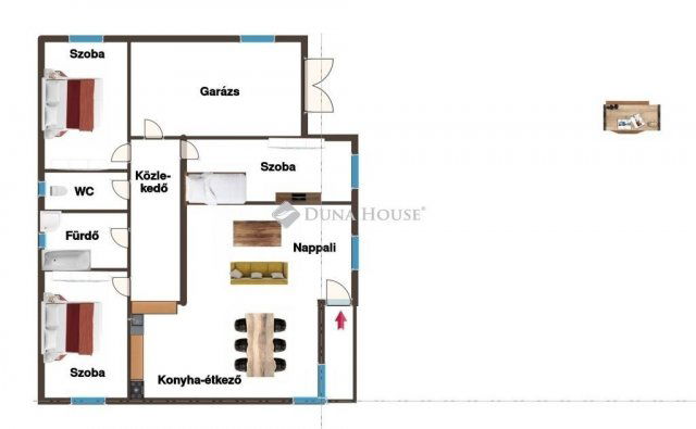 Eladó családi ház, Diósdon 112 M Ft, 4 szobás