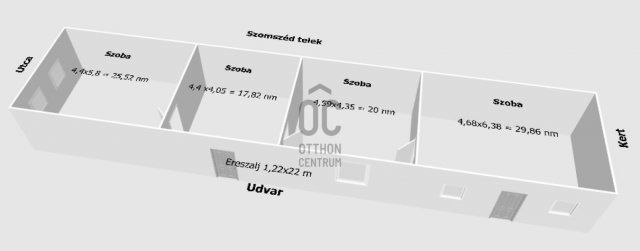 Eladó családi ház, Csanádpalotán 4.5 M Ft, 4 szobás