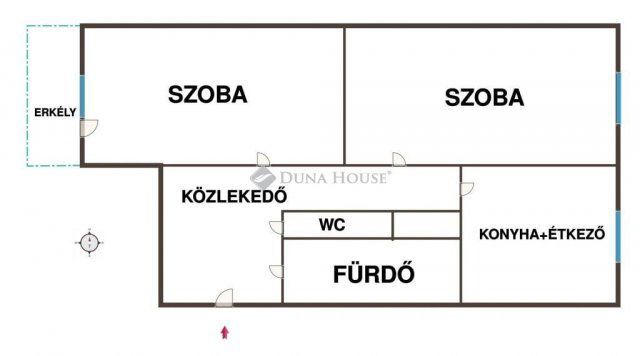 Eladó panellakás, Nyíregyházán 36.5 M Ft, 2 szobás