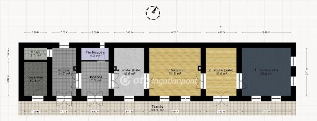 Eladó családi ház, Bonyhádvarasdon 19.8 M Ft, 4 szobás