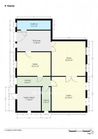 Eladó ikerház, Marcalgergelyin 14.99 M Ft, 3 szobás