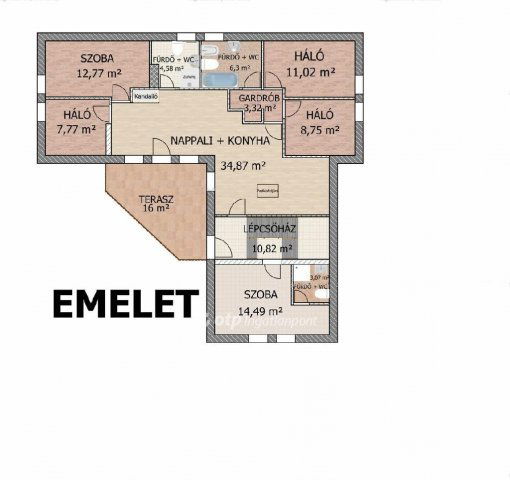 Eladó családi ház, Héderváron 119.9 M Ft, 6+2 szobás