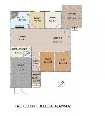 Eladó ikerház, Ráckevén 89.999 M Ft, 5 szobás