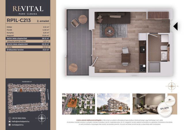 Eladó téglalakás, Budapesten, XI. kerületben, Fehérvári úton