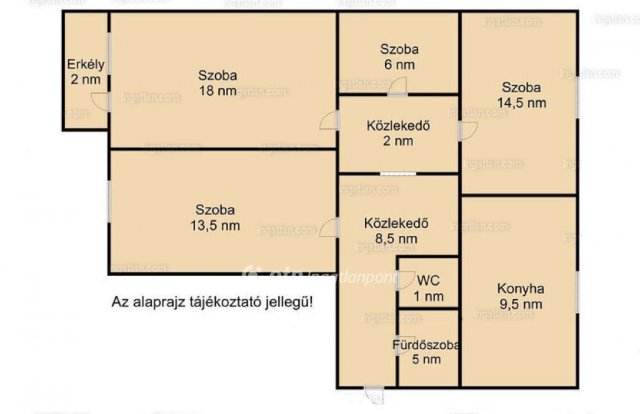 Eladó panellakás, Debrecenben 72.9 M Ft, 3+1 szobás
