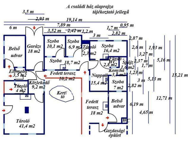 Eladó mezogazdasagi ingatlan, Cegléden 65 M Ft, 4+2 szobás