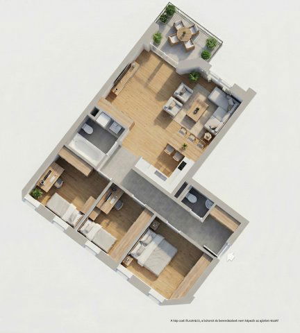 Eladó téglalakás, Kecskeméten 96.9 M Ft, 4 szobás