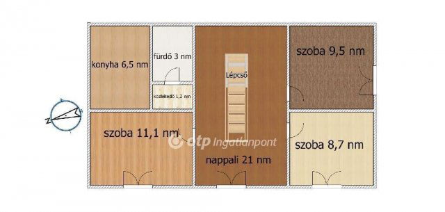Eladó téglalakás, Kiskunlacházán 29.6 M Ft, 3 szobás