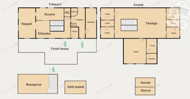 Eladó családi ház, Kecskeméten 249 M Ft, 7 szobás