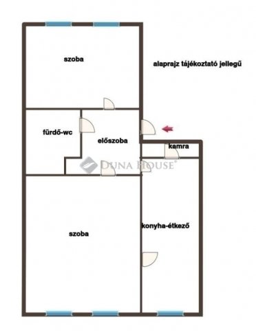 Eladó téglalakás, Pécsett 44.5 M Ft, 2 szobás
