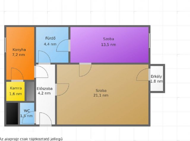 Eladó téglalakás, Salgótarjánban, Alagút utcában 17.9 M Ft