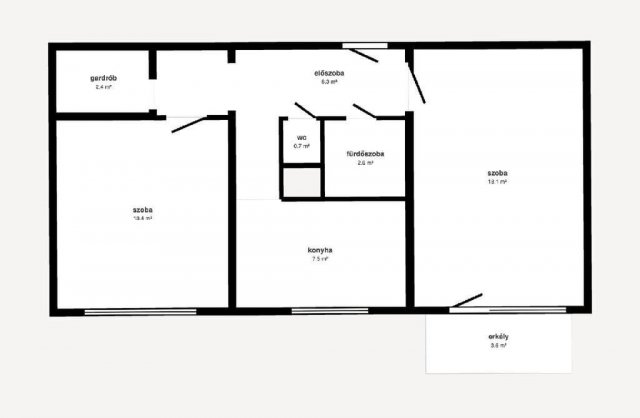 Eladó panellakás, Miskolcon 25.9 M Ft, 2 szobás