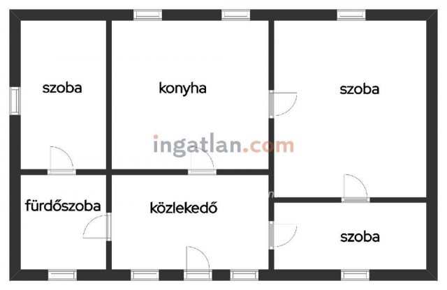 Eladó családi ház, Rákóczifalván 24.5 M Ft, 1+2 szobás