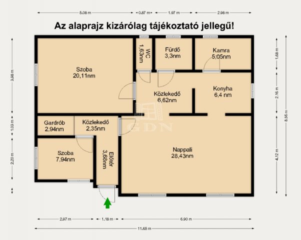 Eladó családi ház, Tóalmáson 33.9 M Ft, 2 szobás