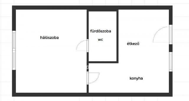 Eladó téglalakás, Mosonmagyaróváron 29.9 M Ft, 1 szobás
