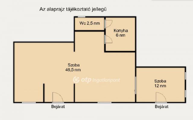 Eladó téglalakás, Budapesten, IX. kerületben 40 M Ft, 2 szobás