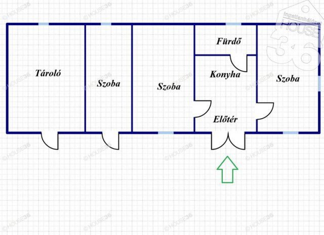 Eladó családi ház, Kecskeméten 21.9 M Ft, 3 szobás
