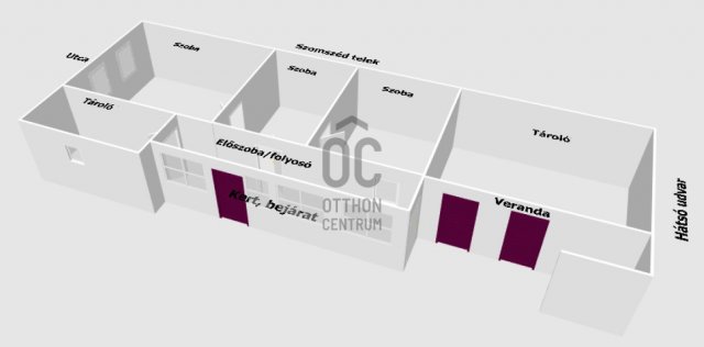 Eladó családi ház, Pitvaroson 2.3 M Ft, 3 szobás