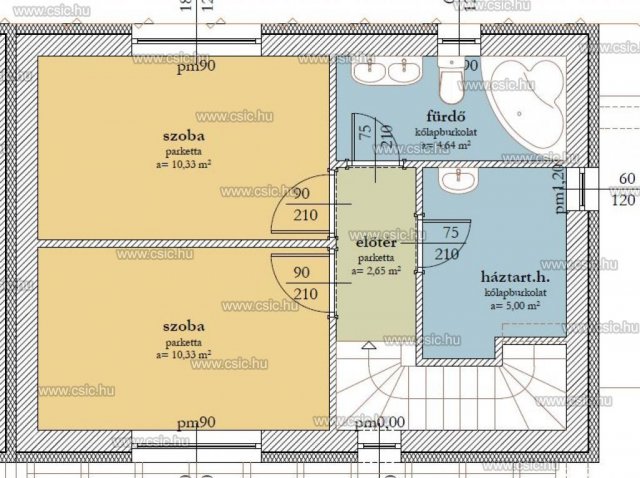 Eladó ikerház, Tahitótfalun 112 M Ft, 4 szobás