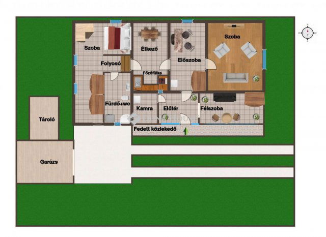 Eladó családi ház, Versegen 38 M Ft, 3 szobás