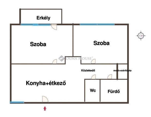 Eladó panellakás, Kecskeméten 66 M Ft, 2 szobás