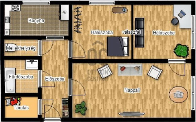 Kiadó panellakás, albérlet, Budapesten, XI. kerületben, 3 szobás