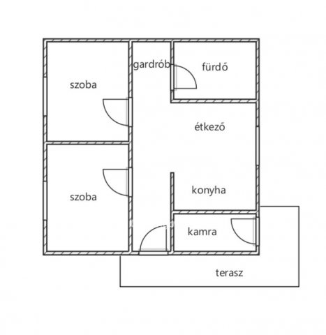 Eladó családi ház, Pusztazámoron 76 M Ft, 2 szobás
