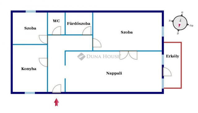 Eladó téglalakás, Monoron, Pozsonyi utcában 57.9 M Ft, 3 szobás