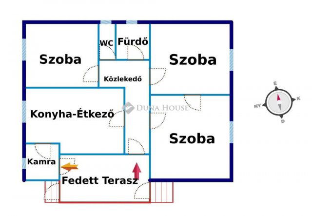 Eladó családi ház, Pálmonostorán 33 M Ft, 3 szobás