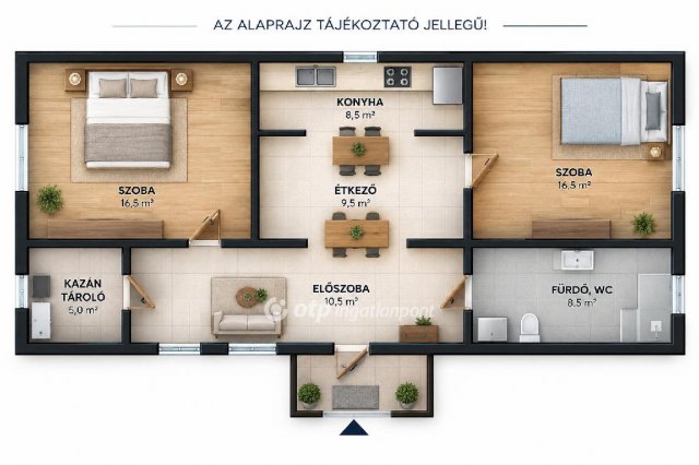 Eladó családi ház, Pilisen 44.9 M Ft, 3 szobás