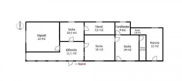 Eladó családi ház, Vaján 12.99 M Ft, 2+1 szobás