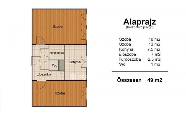 Eladó panellakás, Győrött 42.8 M Ft, 2 szobás