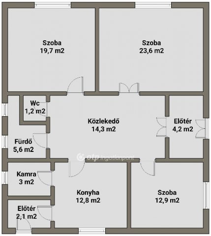 Eladó családi ház, Tiszacsermelyen 9.5 M Ft, 3 szobás