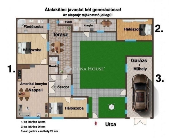 Eladó családi ház, Budapesten, XX. kerületben 110 M Ft, 6 szobás