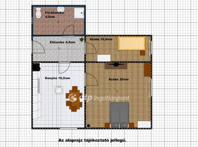 Eladó családi ház, Mezőtúron 11.5 M Ft, 2 szobás