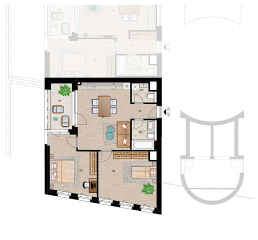 Eladó téglalakás, Budapesten, XVIII. kerületben, Üllői úton