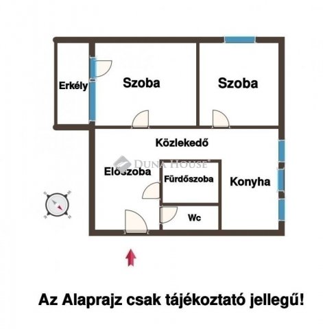 Eladó téglalakás, Monoron 53 M Ft, 2 szobás