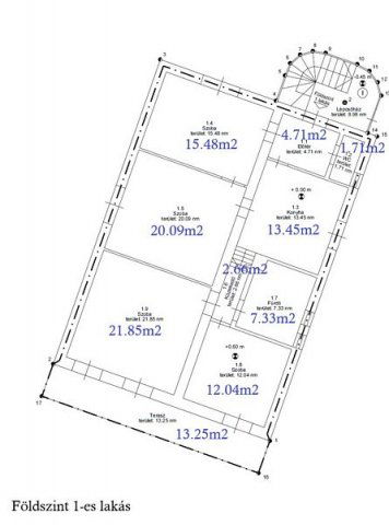 Eladó téglalakás, Érden 94.9 M Ft, 4 szobás
