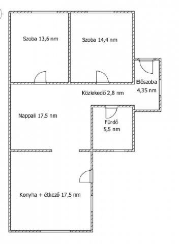 Eladó ikerház, Ajkán 65 M Ft, 2 szobás / költözzbe.hu
