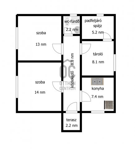 Eladó családi ház, Ilken 11.49 M Ft, 2 szobás