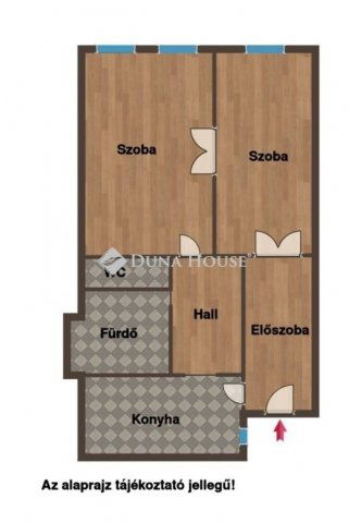 Eladó téglalakás, Budapesten, VIII. kerületben 91 M Ft, 2 szobás