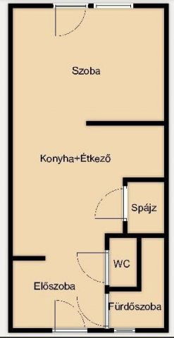 Eladó téglalakás, Cserkeszőlőn 31.99 M Ft, 1 szobás