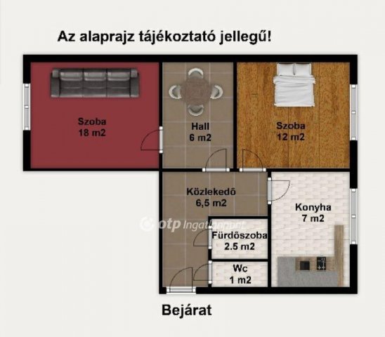 Eladó panellakás, Győrött 51.9 M Ft, 1+1 szobás