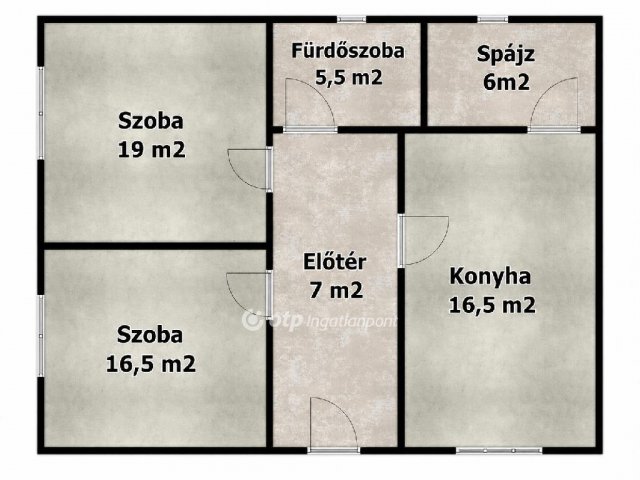 Eladó családi ház, Hajdúszoboszlón 55 M Ft, 2 szobás