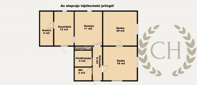 Eladó családi ház, Sándorfalván 54.9 M Ft, 2 szobás