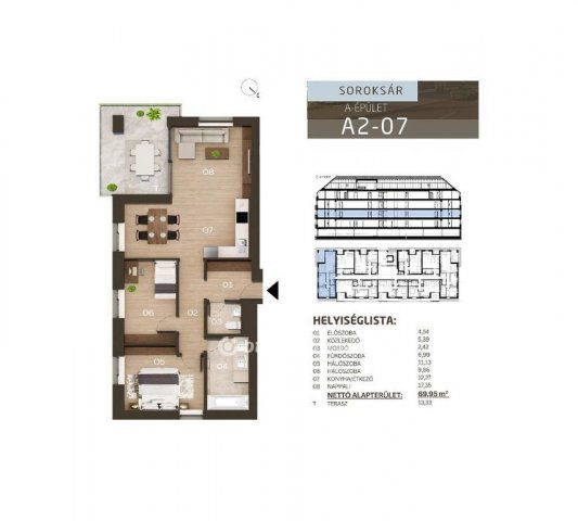 Eladó téglalakás, Budapesten, XXIII. kerületben 99.101 M Ft