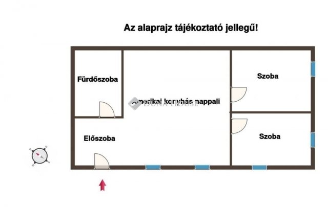 Eladó családi ház, Kiskunlacházán 20 M Ft, 3 szobás
